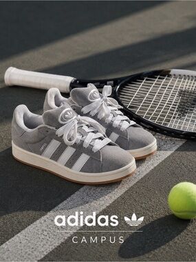 Adidas Originals Campus Grey Suede Sneakers | Women’s 8 | EU 40